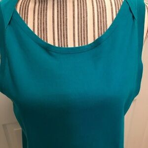 Newport News Teal Tunic Top XL